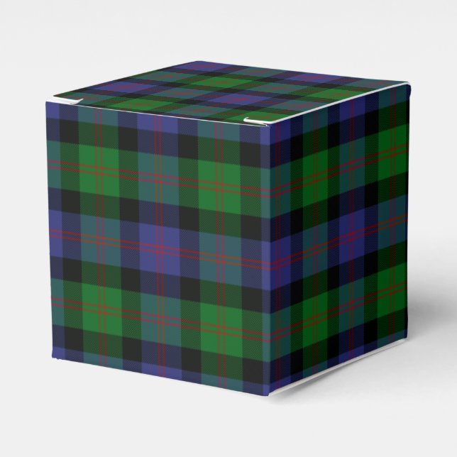 Blair Tartan Favor Boxes (Front Side)