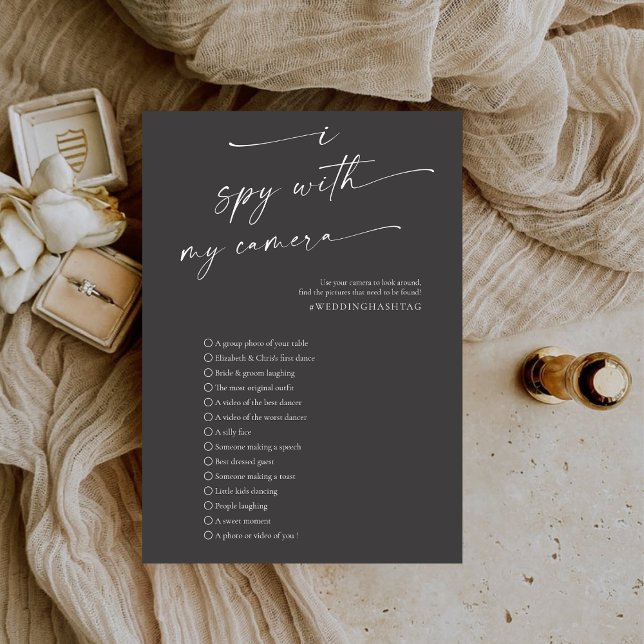 BLAIRE Modern Spy Wedding Photo Hunt Game Program (Creator Uploaded)