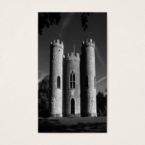 Blaise castle's Castle bw uk Business Cards