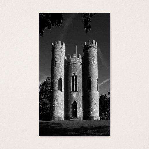 Customizable Blaise castle's Castle bw uk Business Cards