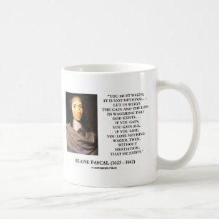 Pascals Wager Gifts On Zazzle