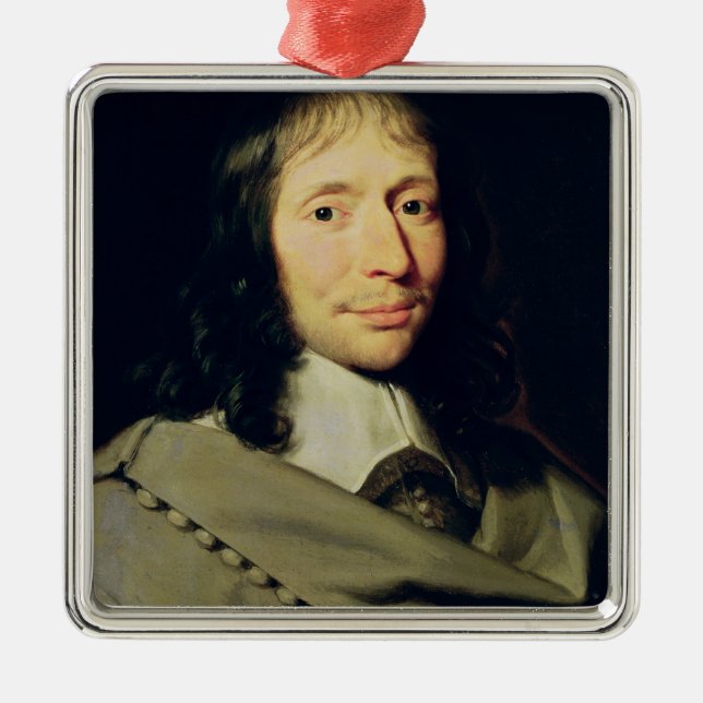Blaise Pascal Metal Ornament (Front)
