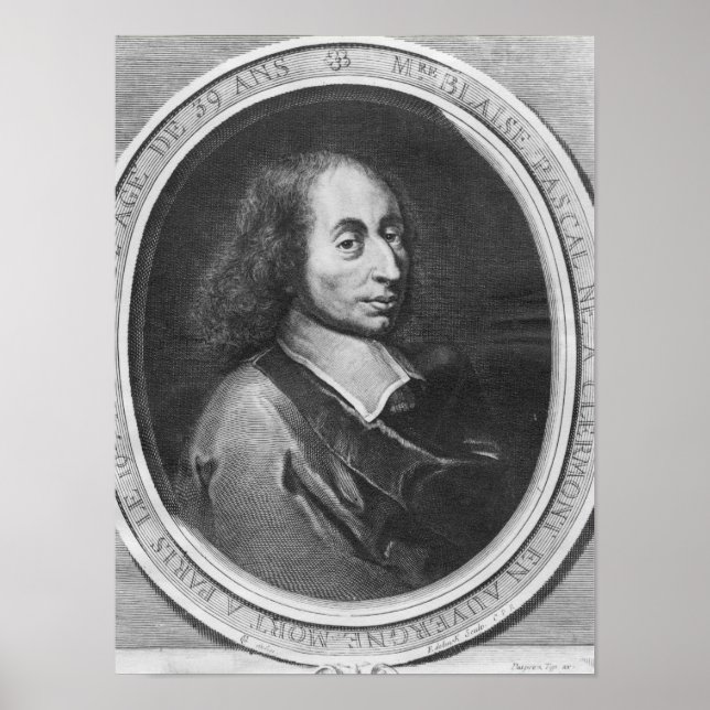 Blaise Pascal Poster (Front)