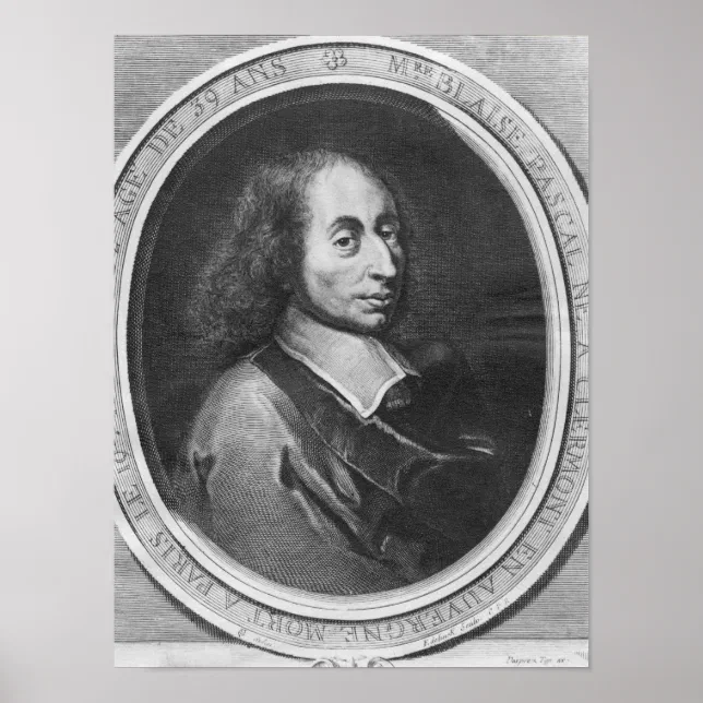 Blaise Pascal Poster | Zazzle