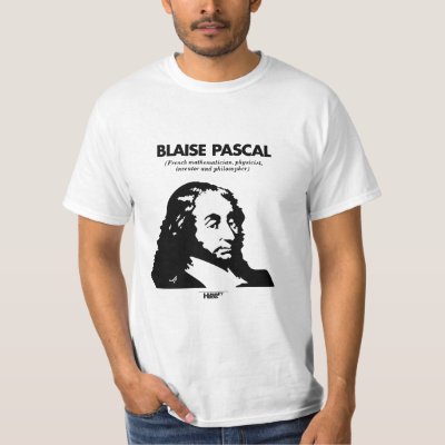 Blaise Pascal white T-shirt