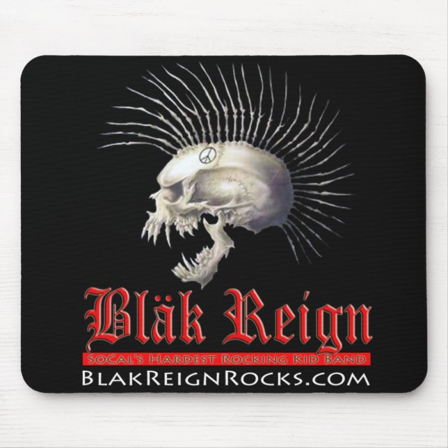 Blak Reign Mouse Pad (Front)