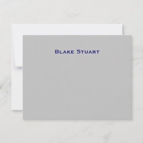 Blake Blue Silver Thank You