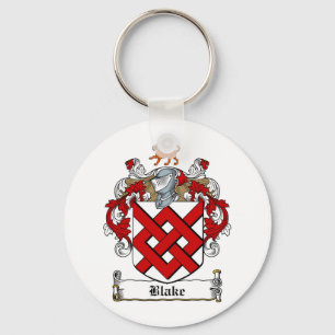 BLAKE FAMILY CREST - BLAKE COAT OF ARMS KEYCHAIN