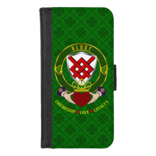 Blake Irish Shield & Claddagh iPhone 8/7 Wallet Case