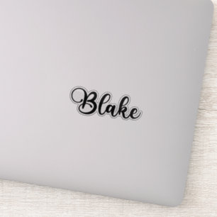 Blake Name - Handwritten Calligraphy Sticker