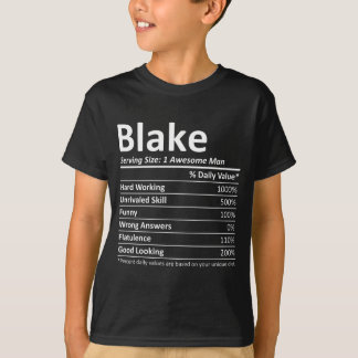Blake Rition Funny Birthday Personalized Name Gift T-Shirt
