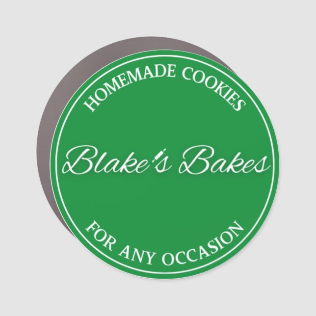 Blake's Bakes Car Magnet (Front)
