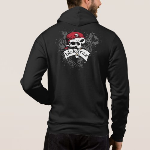 Blakgraz Pirate Skull Hoodie