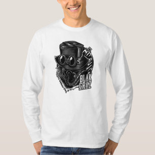 Blakgraz Steampunk Hat and Goggles T-Shirt