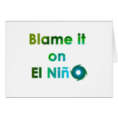 Blame El Nino (Front Horizontal)