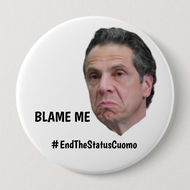 Blame him. button (Front)