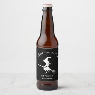 Blame it on the Boos Witch Beer Label