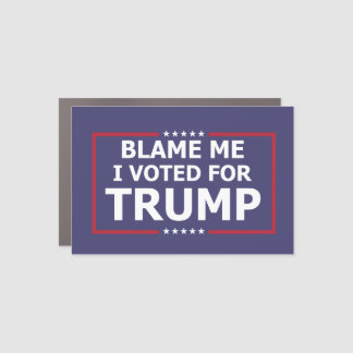 Blame Me Car Magnet