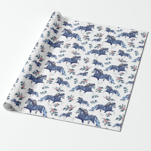 Blámóða and the Flower Wrapping Paper (Unrolled)