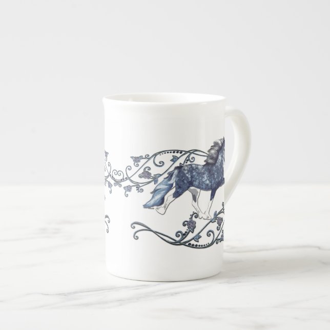Blámóða Bone China Mug (Front Right)