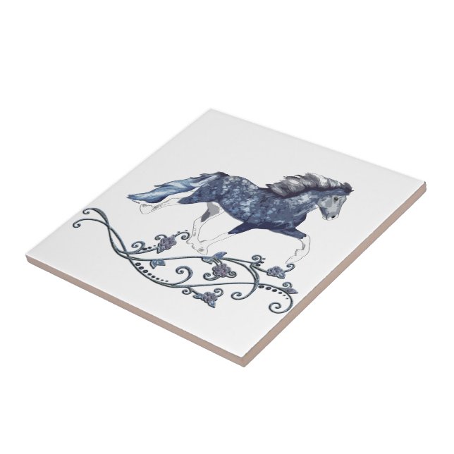 Blámóða Ceramic Tile (Side)