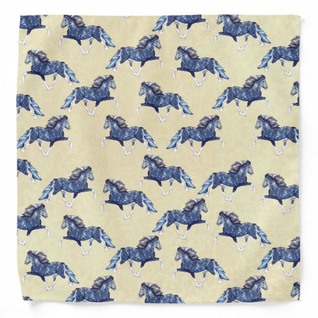 Blámóða Icelandic Horse Bandana (Front)