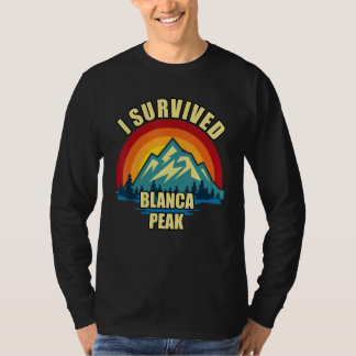 Blanca Peak Hiking Mountian Climbing T-Shirt