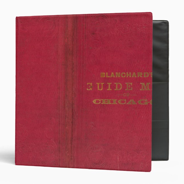 Blanchard's guide map of Chicago 2 3 Ring Binder (Front/Inside)