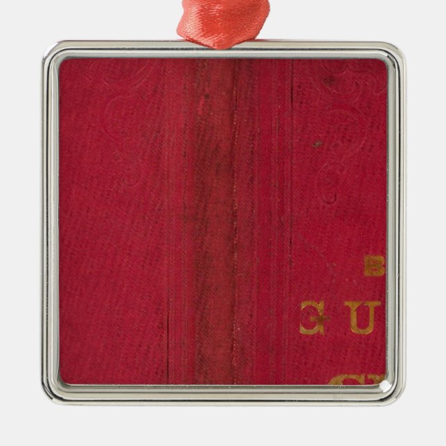 Blanchard's guide map of Chicago 2 Metal Ornament (Front)