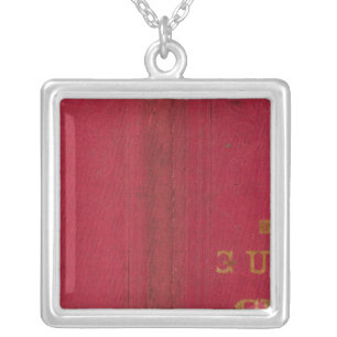 Blanchard's guide map of Chicago 2 Silver Plated Necklace