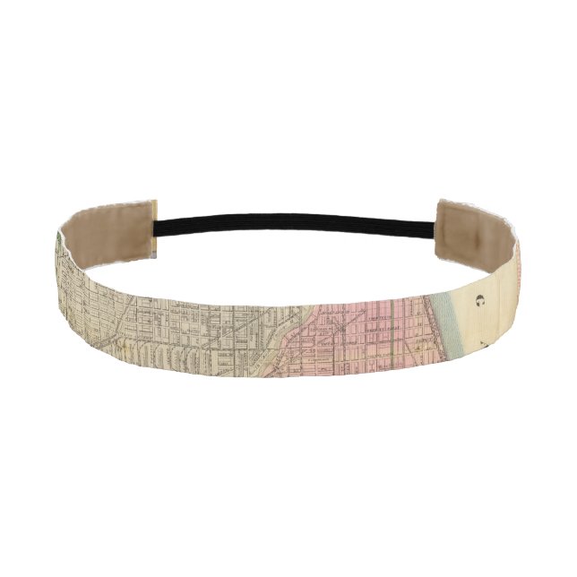 Blanchard's guide map of Chicago Athletic Headband (Front)