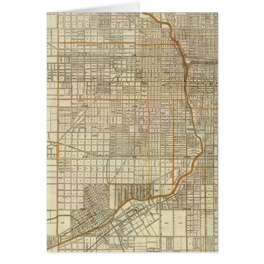 Blanchard's guide map of Chicago Cards (Front)