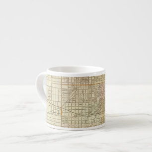 Blanchard's guide map of Chicago Espresso Cup