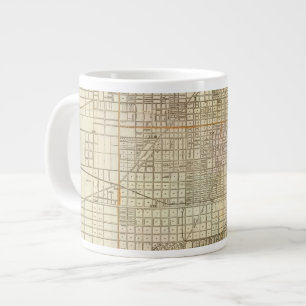 Blanchard's guide map of Chicago Giant Coffee Mug