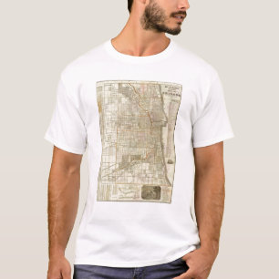 Blanchard's guide map of Chicago T-Shirt