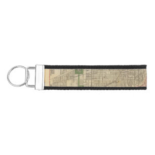 Blanchard's guide map of Chicago Wrist Keychain