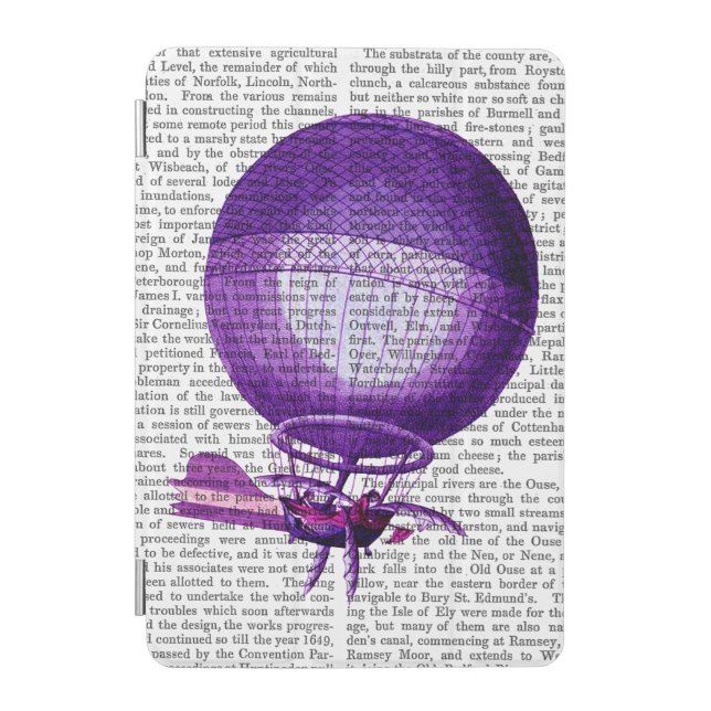Blanchards Hydrogen (Purple) Hot Air Balloon iPad Mini Cover (Front)