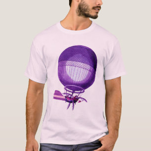 Blanchards Hydrogen (Purple) Hot Air Balloon T-Shirt