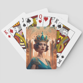 Blanche blue version poker cards