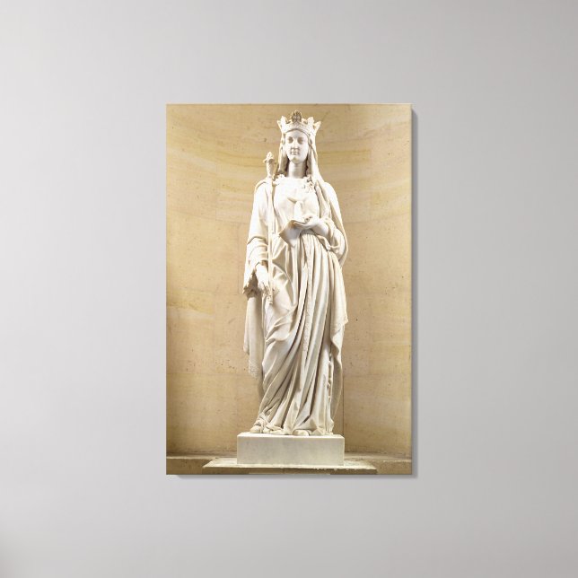 Blanche of Castile (1188-1252) Queen of France, 18 Canvas Print (Front)