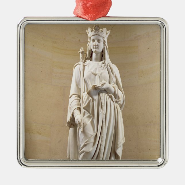 Blanche of Castile (1188-1252) Queen of France, 18 Metal Ornament (Front)