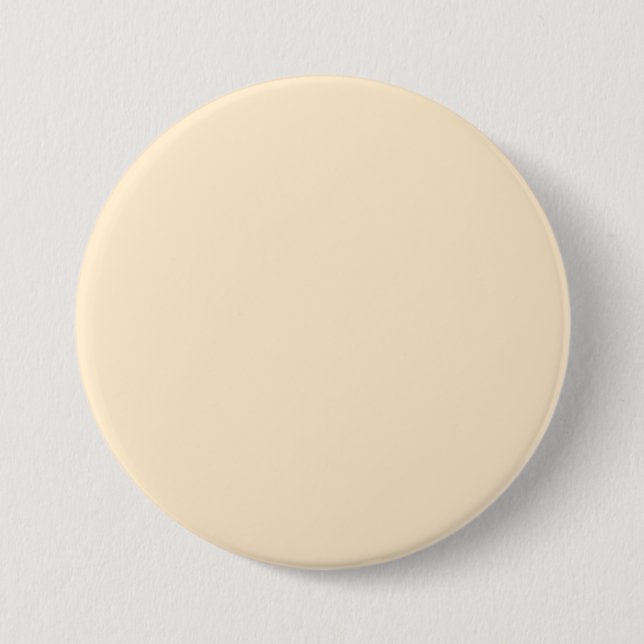 Blanched almond  (solid color)  button (Front)