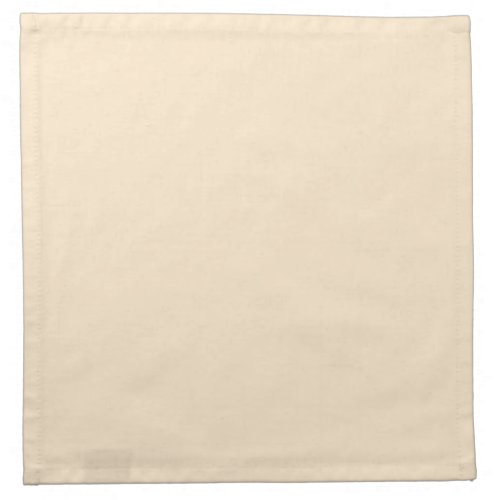 Blanched almond  solid color  cloth napkin