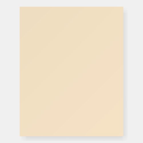 Blanched almond  solid color  foam board