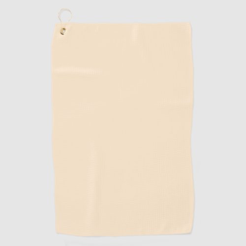 Blanched almond  solid color  golf towel