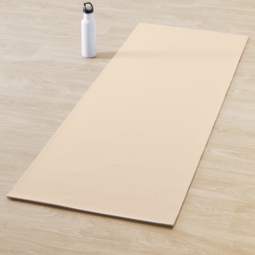 Blanched almond  solid color  yoga mat