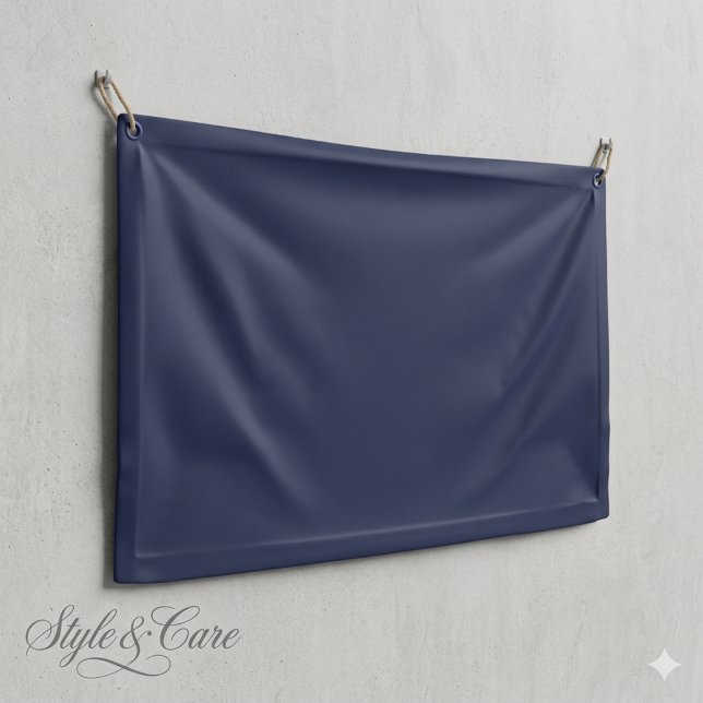 Blank 3' x 5' Banner with Navy Blue Background (Blank 3' x 5' Banner with Navy Blue Background)