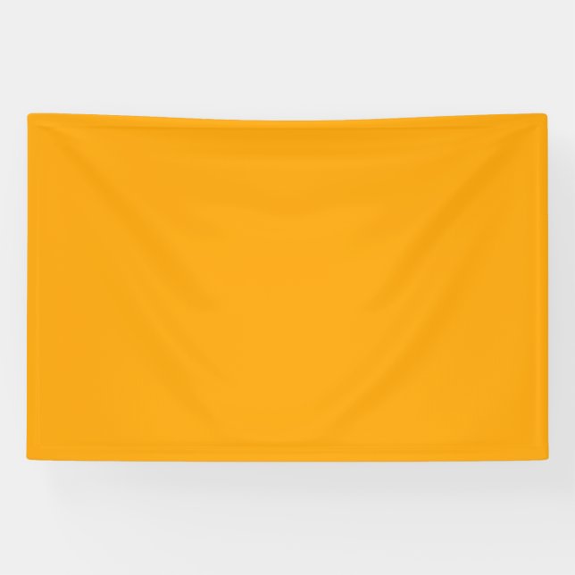 Blank 4'x6' Banner with Orange Color Background (Horizontal)