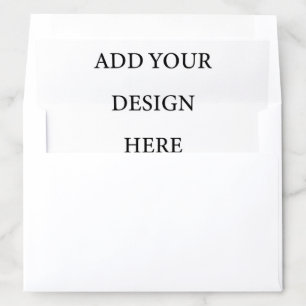 Blank 5 x 7 Envelope Liner Template