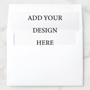 A7 Envelope Liners Black Flower Sketch Square Flap (set of 10) Marketplace  Envelope Liners by undefined